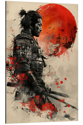 Alumiinitaulu Samurai Warrior Bushido I