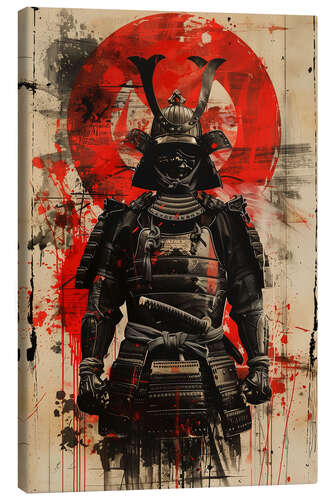 Canvas print Samurai-Krieger Bushido II