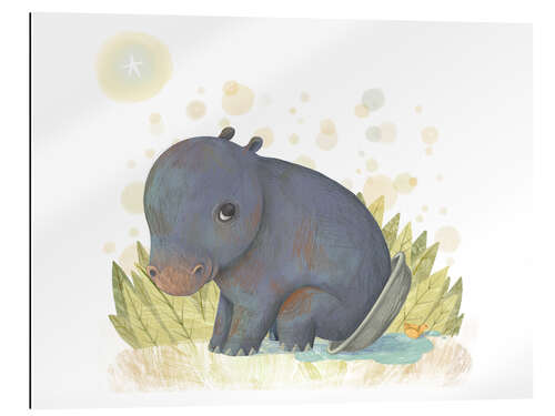 Galleriataulu Baby Hippo in bowl