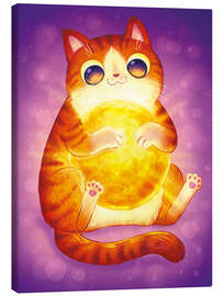 Obraz na płótnie Sun Tabby Cat: Hugging the Sun