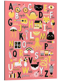Cuadro de aluminio Fun Alphabet