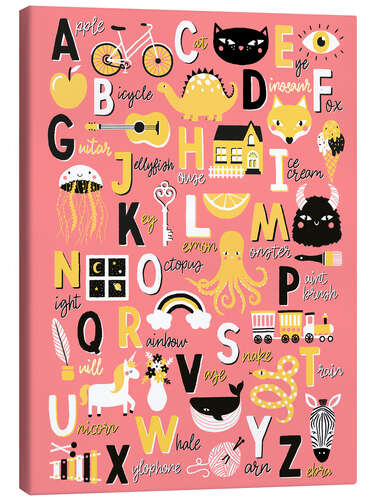 Canvas print Fun Alphabet