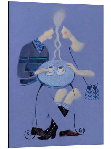 Aluminium print Coffee Scent II