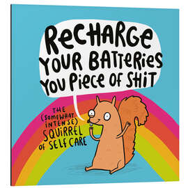 Cuadro de aluminio Self Care Squirrel