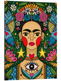 Tableau en aluminium Modern Mystic Frida