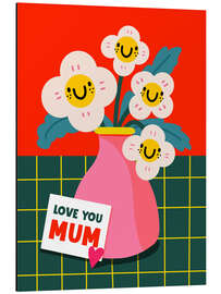 Magnettafel Love you mum