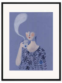 Gerahmter Kunstdruck Kaffeeduft I