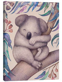 Canvas print Sleeping Koala