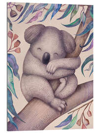 Gallery print Sleeping Koala