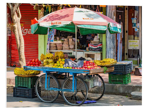 Obraz na PCV Fruit carts in Bangalor - India
