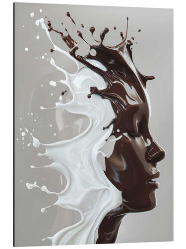 Obraz na aluminium Splash Woman