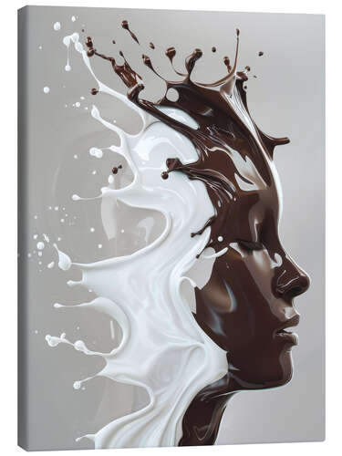 Tableau sur toile Splash Woman