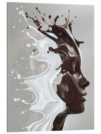 Stampa su plexi-alluminio Splash Woman