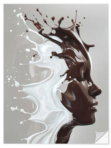 Wandsticker Splash Woman