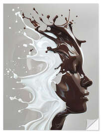 Wandsticker Splash Woman