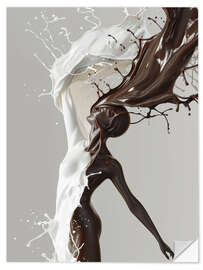 Wandsticker Splash Ballerina