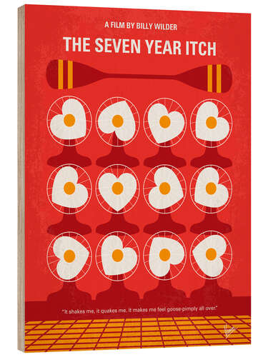 Print på træ The Seven Year Itch