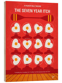 Tableau en bois The Seven Year Itch - Chungkong