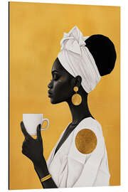 Magnettafel Kaffee Gold