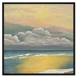 Gerahmter Kunstdruck Malibu Beach