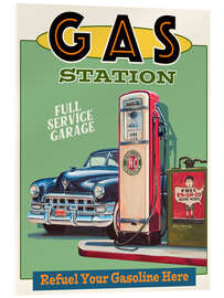 Obraz na szkle akrylowym Gas Station - Georg Huber