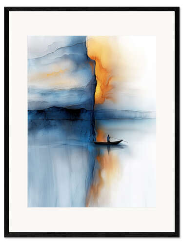Ingelijste kunstdruk Calm your mind
