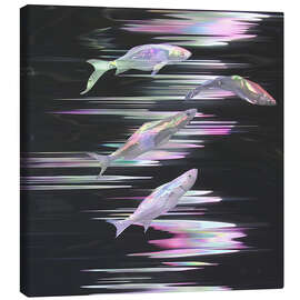 Canvastavla Crystal Fishes