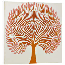 Aluminium print Fire Tree