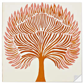 Wandsticker Feuerbaum