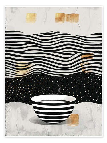 Poster Bowl with lines