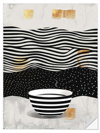 Wall sticker Bowl with lines - DejaReve