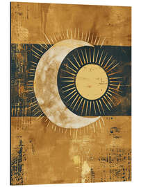 Magnettafel Sonne und Mond