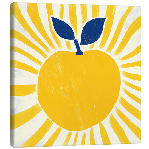 Lærredsbillede Yellow apple
