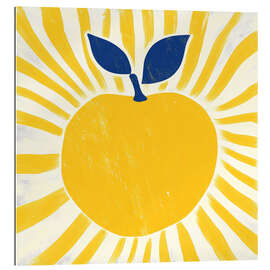 Stampa su plexi-alluminio Yellow apple