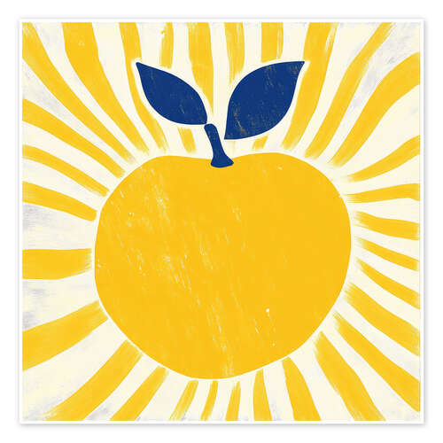 Poster Yellow apple