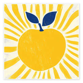 Poster Yellow apple