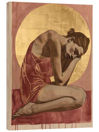 Holzbild Echos der Stärke - DejaReve