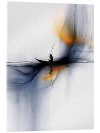 Acrylglas print Rowing on the river - DejaReve