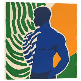 Acrylglasbild Siegreicher Athlet