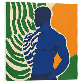 Hartschaumbild Siegreicher Athlet