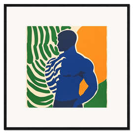 Gerahmter Kunstdruck Siegreicher Athlet