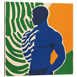 Magnettafel Siegreicher Athlet