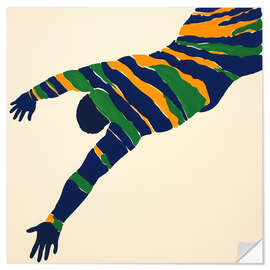 Wandsticker Turmspringer