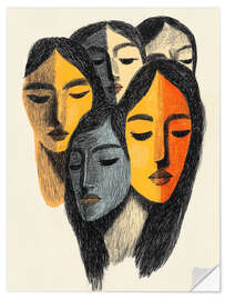 Wandsticker Seelenvolle Reflexionen