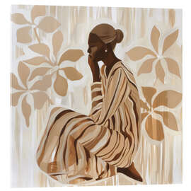 Tableau en verre acrylique Shades of Power II - DejaReve