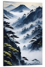 Gallery Print Neblige Landschaft