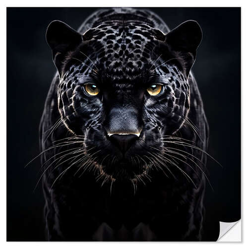 Autocolante decorativo Black Panther