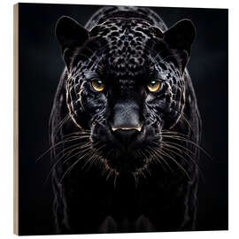 Quadro de madeira Black Panther