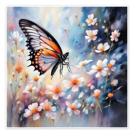 Wall print Dreamy Butterfly - Mango Art