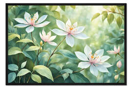 Gerahmter Kunstdruck Frühlingslicht